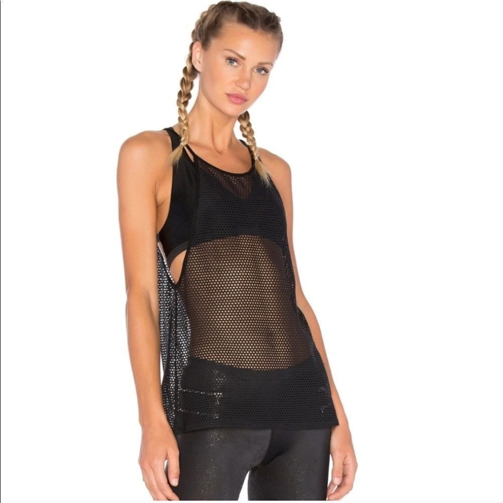 Blue Life Fit‎ Mesh Tank Top